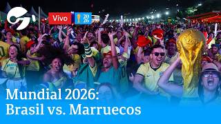 MUNDIAL 2026: BRASIL VS. MARRUECOS, EN VIVO DESDE RÍO DE JANEIRO