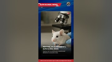 Menthol vs Alzheimer’s? | Alps Global News #alpsmews #alps #news #health
