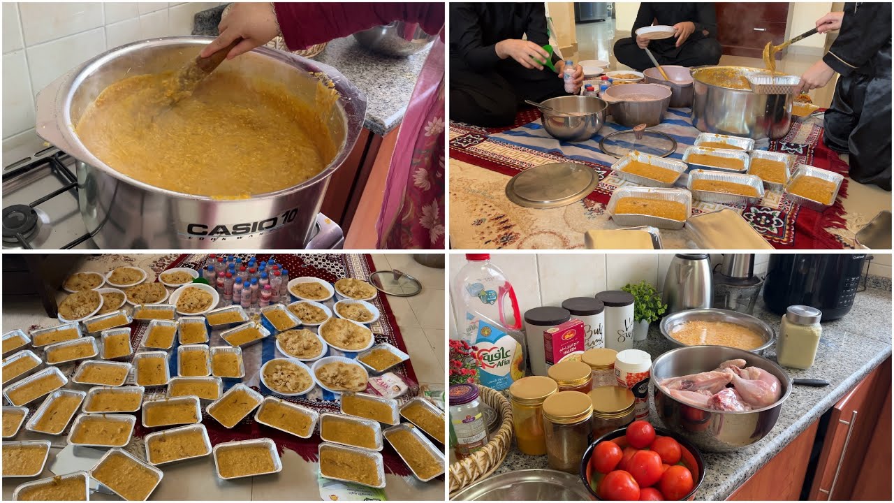 Moharram Ki Niyaz || Huge quantity mein Haleem banaya, Suji ka Halwa, Parathey, Sharbat | Vlogger