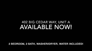 Fully Renovated 2-Bedroom 2-Bath Rental in the Heart of Brandon! (402 Big Cedar Unit A)