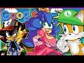 TAILS GOOGLES Sonic and Mario Crossover | PRINCESS SONIC!