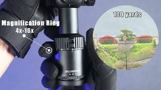 DISCOVERYOPT LHD-NV 4-16X44SFIR Rifle Scope #scope #optics #hunting #shoot #night