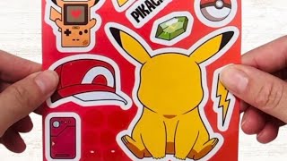 Pure Visual ASMR 💛 Pikachu Stickers, Soft Sounds. screenshot 1