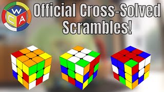 How FAST Can YOU Solve OFFICIAL Cross-Solved 3x3 Scrambles? (Let's Race: Episode 28 - 3x3 Ao5)
