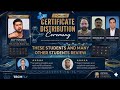 🎓 Online Certificate Distribution Ceremony | Tech Fly