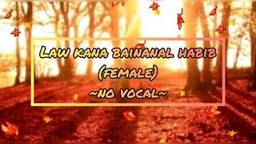 Law Kana Bainana ~ karaoke (translate malay)
