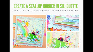 Create A Scallop Border In Silhouette with Kelly Made It
