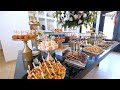 Wedding Appetizer Buffet Table # 002 | The Best  wedding buffet table decorating ideas