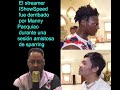 El streamer IShowSpeed fue derribado por Manny Pacquiao durante una sesión amistosa de sparring