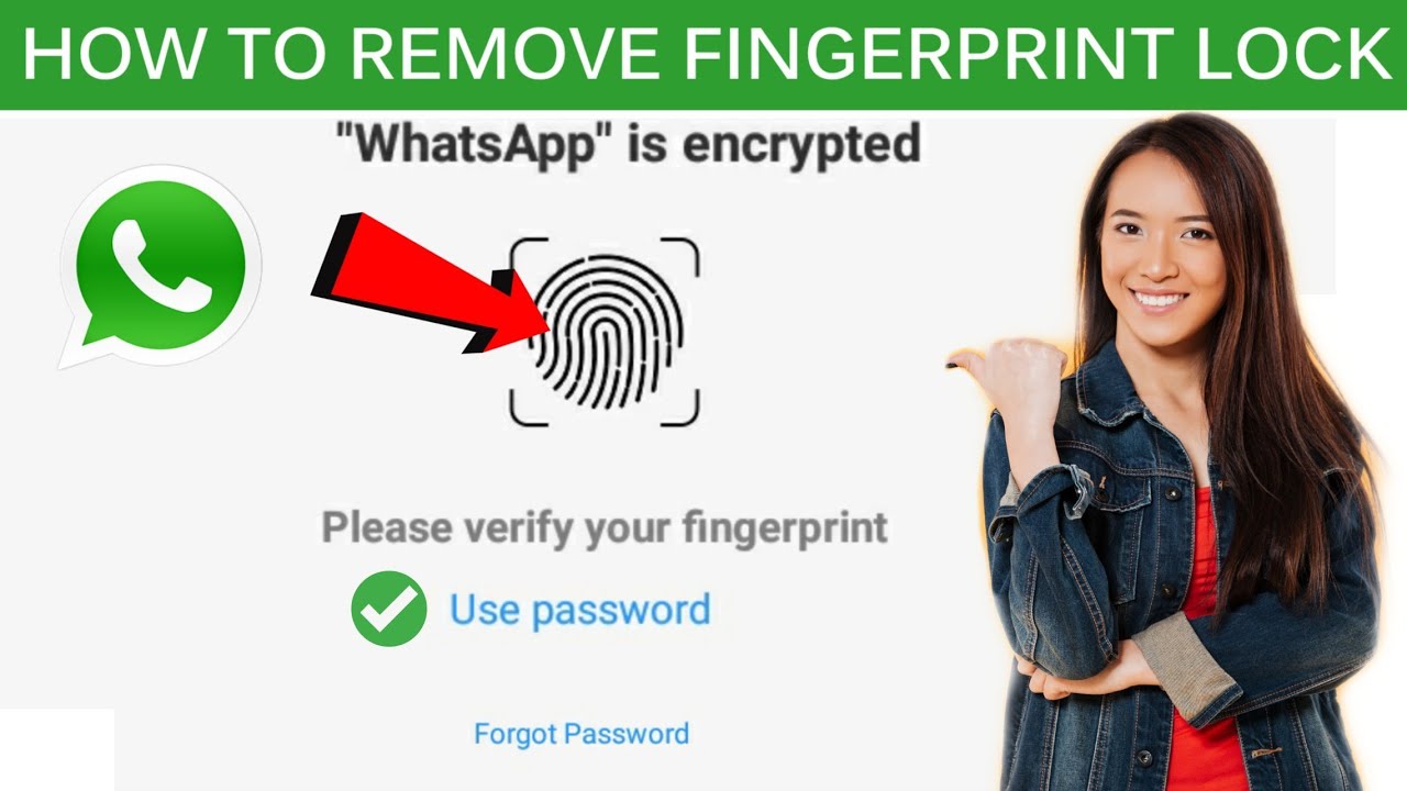 how to remove whatsapp fingerprint lock