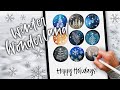 Relaxing iPad Watercolor Doodles Procreate Tutorial - Winter Wonderland!