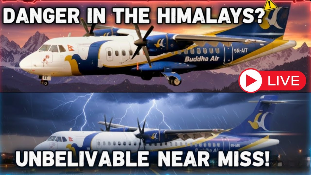 Buddha Air: Extreme Crosswind Takeoff Challenge at TIA Kathmandu 
