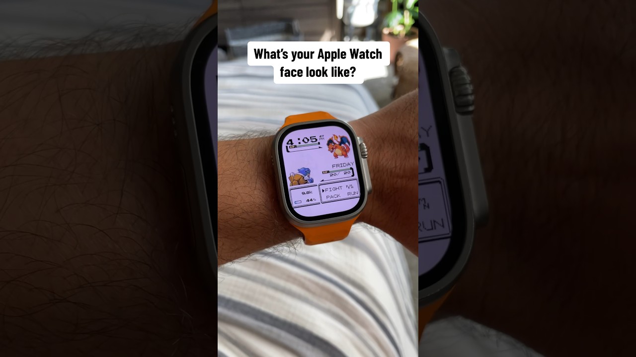 Custom Apple Watch Ultra Pokemon Face