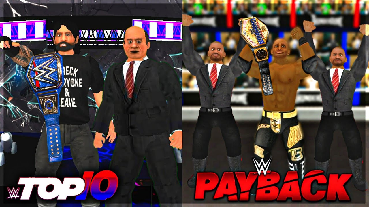 Top 10 WWE Payback 2020 Moments!! | WR3D WWE 2K20 MOD