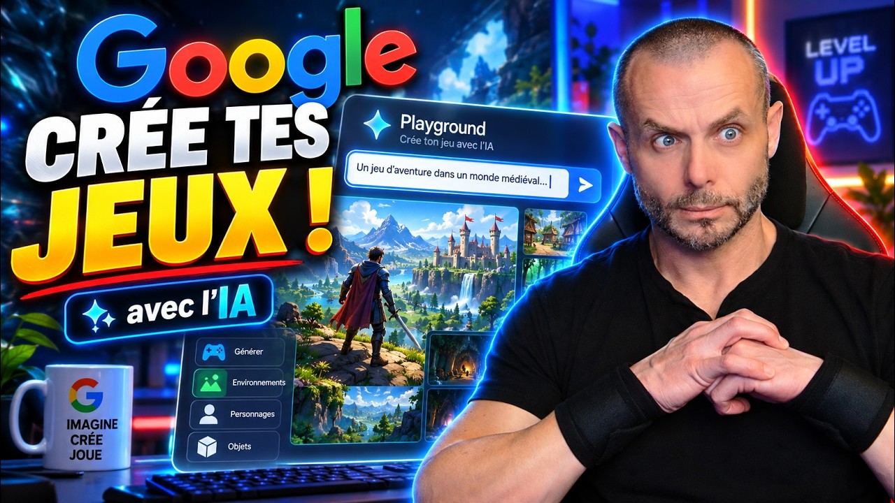 Google lance une IA qui CRÉE votre JEU avec une simple PHRASE !