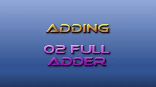 Computing Fundamentals Tutor Adding 02: Full Adder