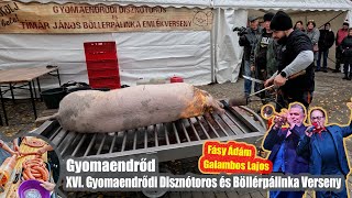 XVI. Gyomaendrődi Disznótoros és Tímár János Böllérpálinka Emlékverseny