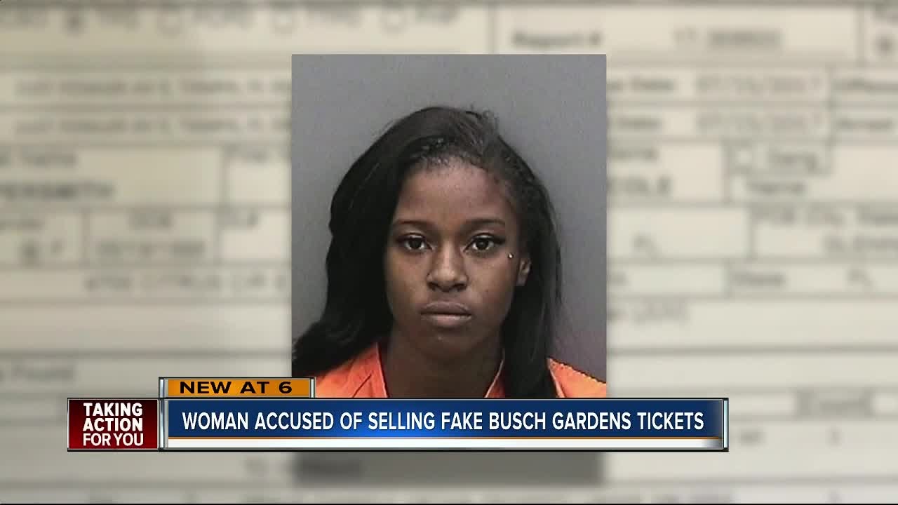 Woman Busted Selling Fake Busch Gardens Tickets Youtube