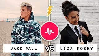 Jake Paul vs Liza Koshy Musical.ly Video Compilation \/ Who's the Best