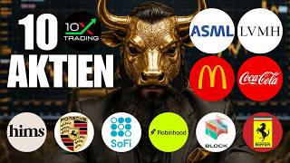 🚨10 AKTIEN IM CHECK 🕵🏼 ASML LVMH McDonalds Coca-Cola Ferrari Block Robinhood Sofi Porsche Hims