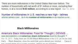The Millioniare Wealth Gap Between Black and Whites Astonishing