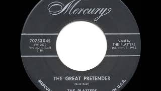 Vignette de la vidéo "1956 HITS ARCHIVE: The Great Pretender - Platters (a #1 record)"