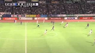 J1第21節　甲府vsＧ大阪　3-3