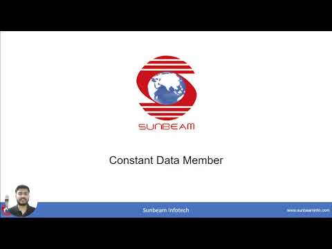 Constant Data Members