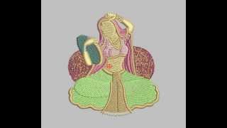 Sunderi Imports Embroidery Design - Virtual Stitchout - Pathing