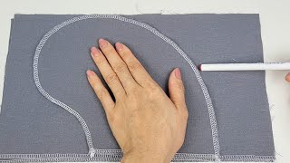 The easiest way to sew pockets to your clothes | Sewing tips and tricks