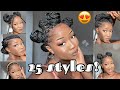 25 WAYS TO STYLE KNOTLESS BRAIDS (Easy to do)/ styles can be done on other braids too!!!!