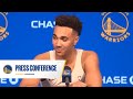 Trayce Jackson-Davis Recaps Win at Home vs Kings | Oct. 18, 2023