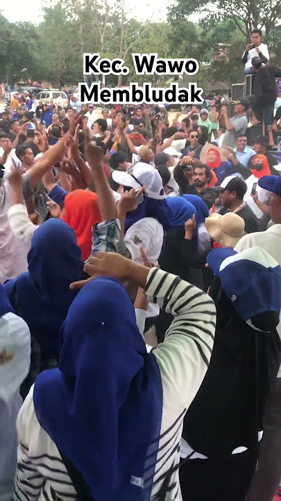 Joget massal paslon 01