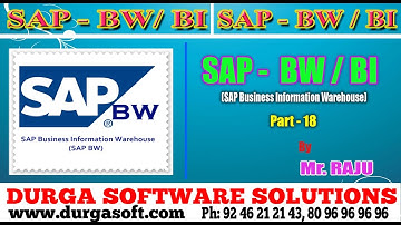 SAP BW/BI||SAP Business Information Warehouse(SAP-BW/BI) Part - 18 by Raju