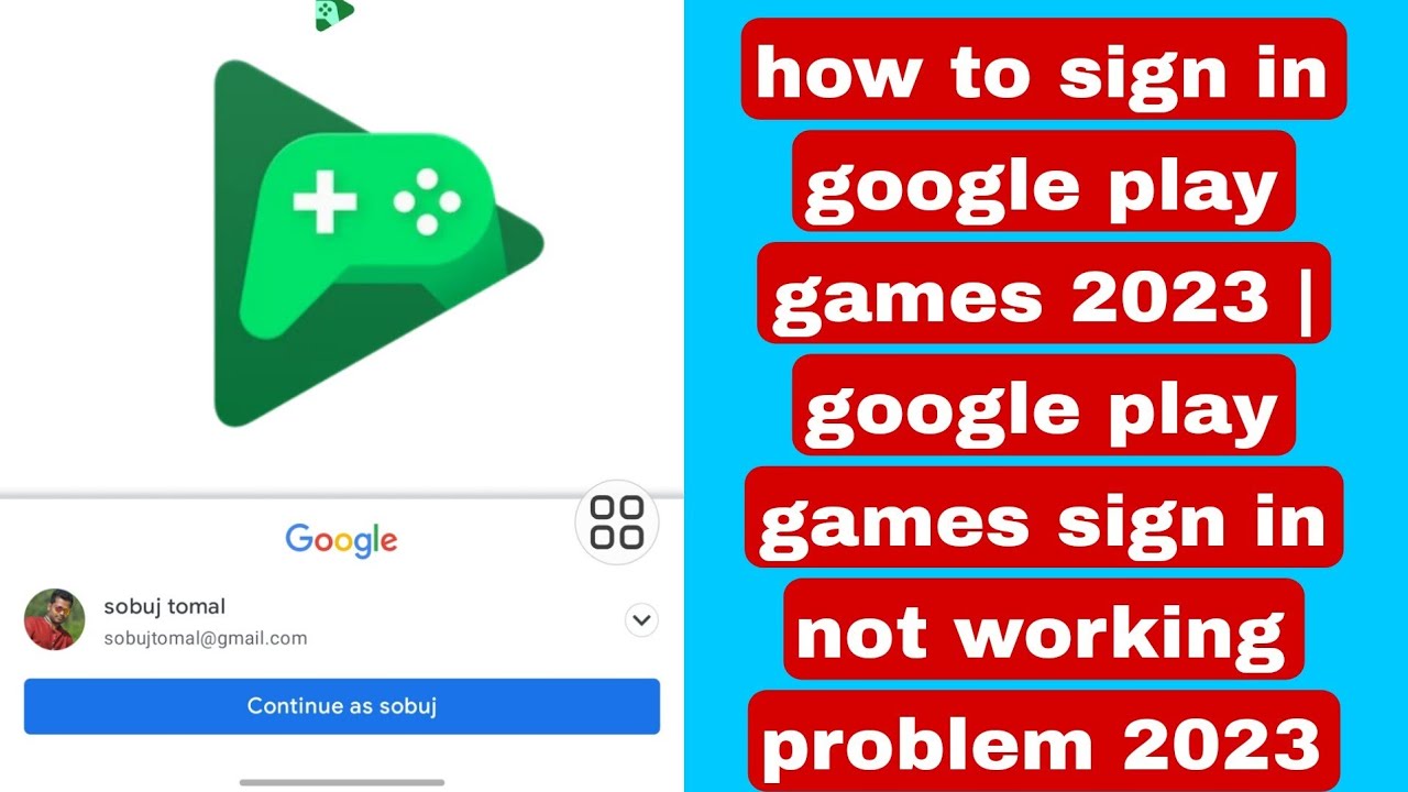 how to sign in google play games 2023 google play games sign in not