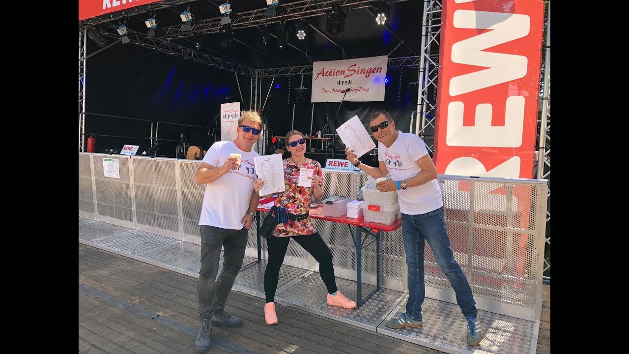 Actionsingen Kieler Woche 19 Rewe Buhne Youtube