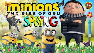 The Minions Rise of Gru Spring Run | Minions Springtime Dance and Freeze | PhonicsMan Fitness