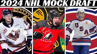 2024 NHL Draft Lottery Simulation + 2024 NHL Mock Draft (Top 16)