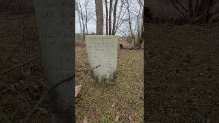 Headstone of Twins Died the Same Day - Brownell Cemetery Easton NY #cemetery
