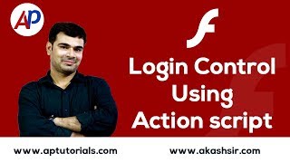 Login Control Using Action script in Flash 8 | Flash Video Tutorials for Beginners