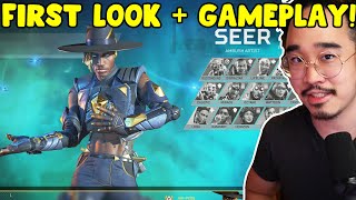 I got to play Season 10 Early! New Legend Seer, New Gun, World's Edge Map Changes GAMEPLAY!!