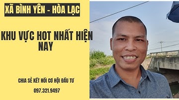 Khảo sát đất nền xã bình yên thôn cánh chủ hòa lạc |TRẦN HOÀN 0973219497
