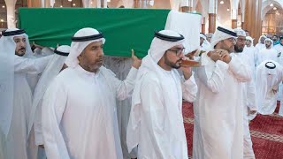 جنازة الشيخ حمدان بن راشد ال مكتوم اليوم