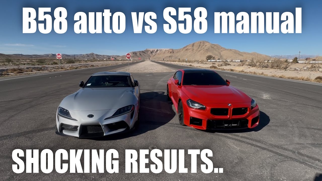RACE: 2022 Toyota Supra 3.0 vs 2024 BMW M2 Manual!