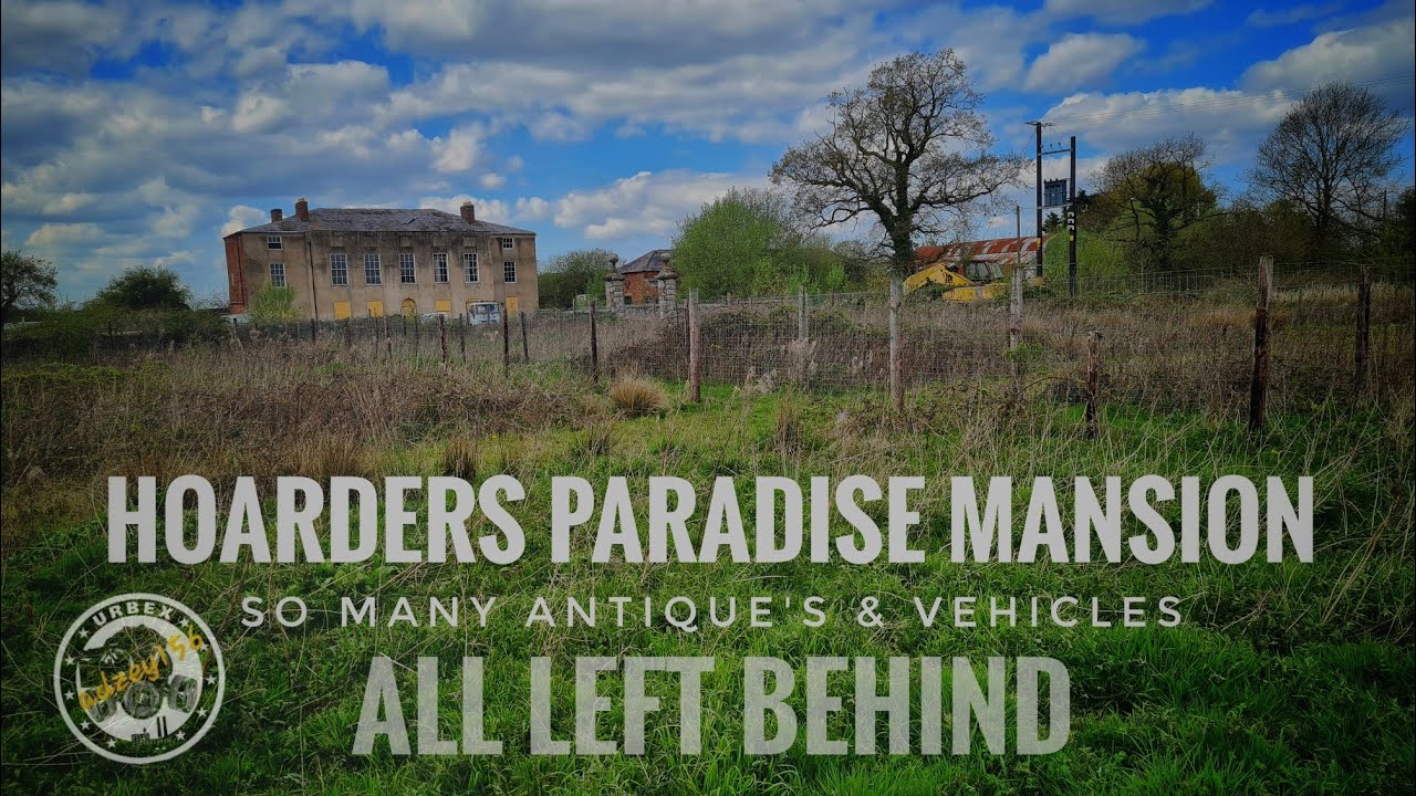 Hoarders Paradise Mansion So many Antiques & Vehicles All Left Behind