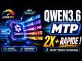 Qwen 3.6 MTP : IA Open Source 2x plus rapide en local ! Pourquoi Qwen3.6 MTP change tout ❗️💨