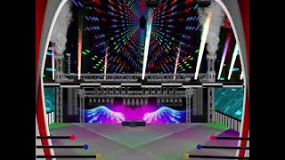 Escenario Para Dj Virtual En 3D Con Show De Luces En Movimiento