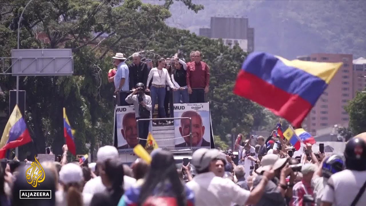 احتجاجات في فنزويلا على خلفية نتائج الانتخابات المتنازع عليها