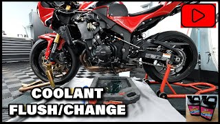 2018 Honda CBR 600RR Coolant Flush/Change