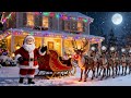 Santa en su Casa Decorada | Rudolph y los Renos Listos para Volar
